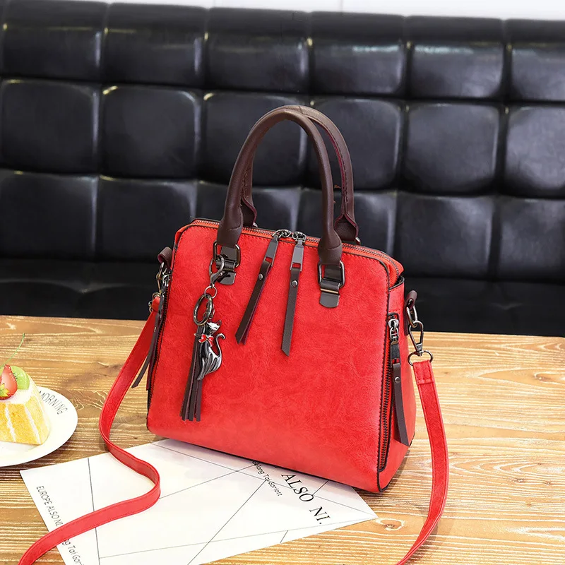 Модные женские сумочки Ретро Винтажные большие сумки 3 слоя женская сумка
