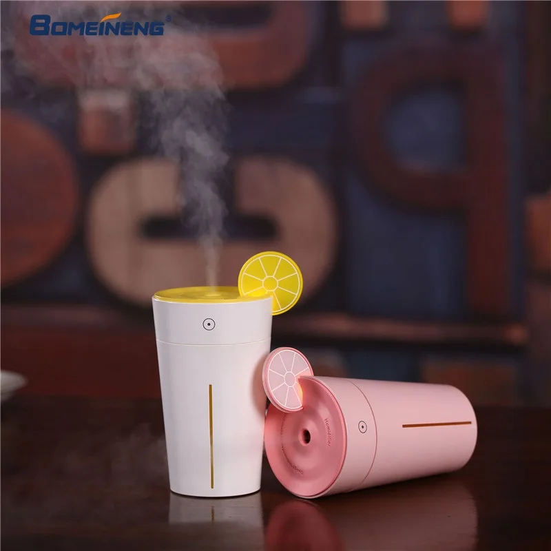 

BOMEINENG 200ML Ultrasonic Air Humidifier Essential Oil Diffuser With LED Lights Electric Aromatherapy USB Humidifier Car Aroma