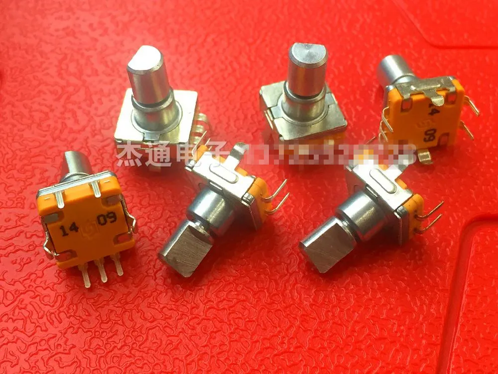 

Original new 100% car DVD volume switch DVD navigation volume switch 5pin potentiometer 360 degree rotation thin short 12mm
