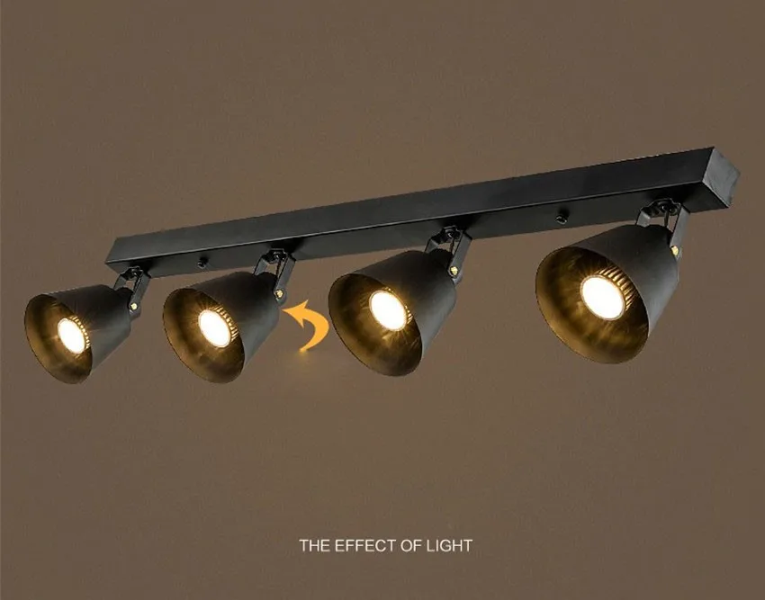 Plafoniere Led Vintage : Modern vintage lamp iron led ceiling lights for clothing store