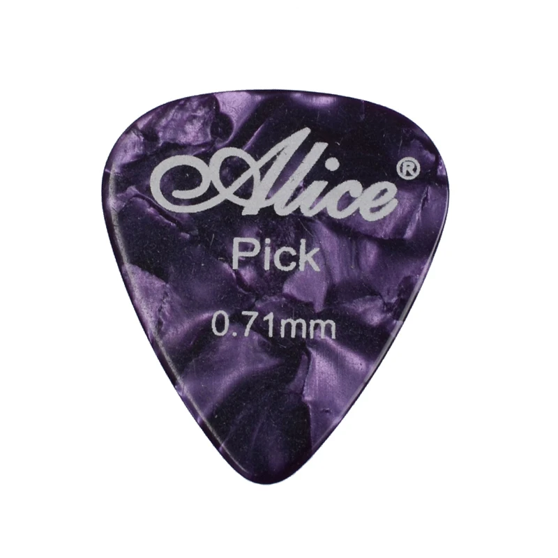 6 шт. Alice Celluloid гитарные медиаторы 0,71 мм толщина акустической электрогитары медиаторы аксессуары для гитары