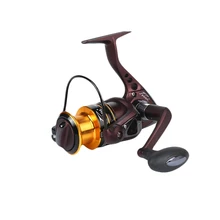 Блестящая металлическая рыболовная Катушка 2000-6000 СЕРИЯ 10+ 1BB спиннинговая катушка бесконечная антиобратная структура светильник Рыболовная катушка