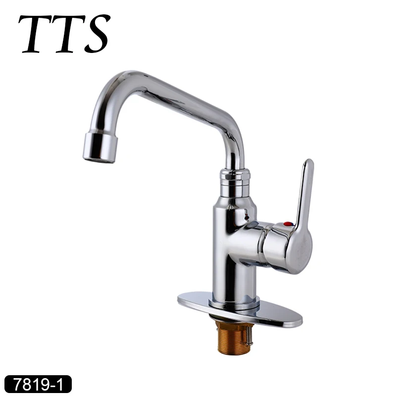 

Kitchen Faucet 360 Degree Swivel Solid Brass Kitchen Mixer Hot and Cold Kitchen Tap Single Hole Water Tap