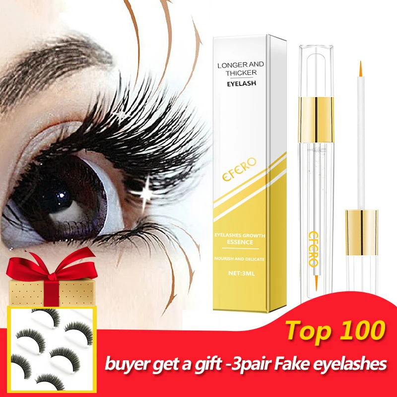 

1Pcs Eyelash Growth Eye Serum Eyelash Enhancer Lifting Longer Thicker Lashes Serum Eyelashes Eyebrows Enhancer Essence EFERO