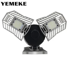 60 Вт 144 светодиодный s деформируемый светильник гаражный светильник E27 светодиодный светильник высокой интенсивности стояночный склад подвал промышленный Домашний Светильник ing