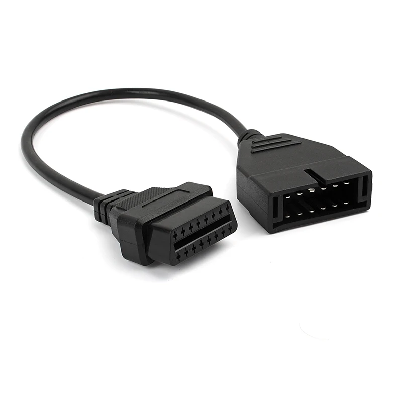 Автомобильный диагностический разъем OBDII OBD 2 коннектор адаптер для GM 12 Pin GM12 до 16 Pin кабель для GM транспортных средств Авто сканер адаптер Автомобильный диагностический разъем OBDII OBD 2 коннектор адаптер для GM 12 Pin GM12 до 16 Pin кабель для GM транспортных средств Авто сканер адаптер