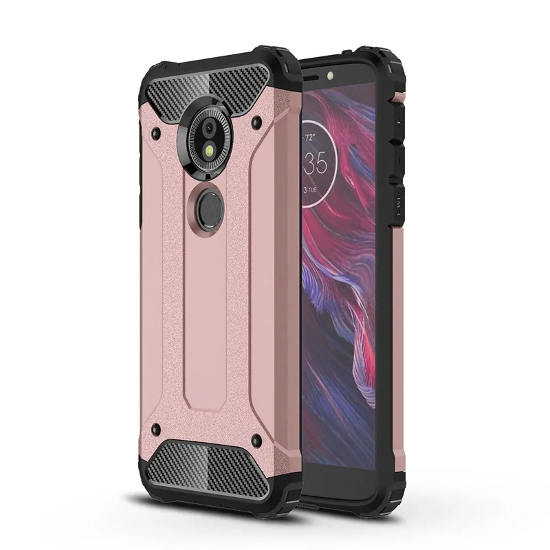 Противоударный чехол для Motorola Moto G6 G5 G5S E5 G4 Plus Z Play Force G3 E3 M TPU + PC Гибридный
