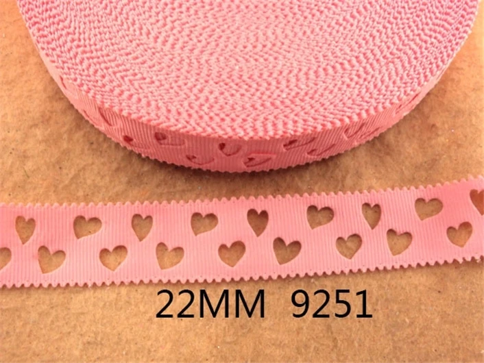 Лента с отверстием в форме сердца 10 ярдов 7/8 дюйма 22 мм|tooth ribbon|ribbon diygift wrap |