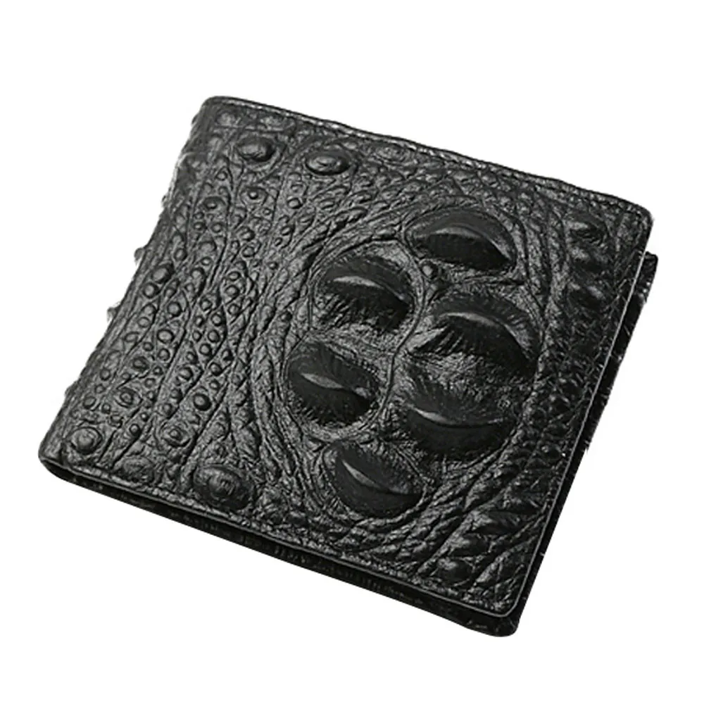 

xiniu New Arrival Brand Bifold Wallet Men's Leather Crocodile Pattern Wallet Credit/ID Card Holder Billfold Purse Wallet Gift