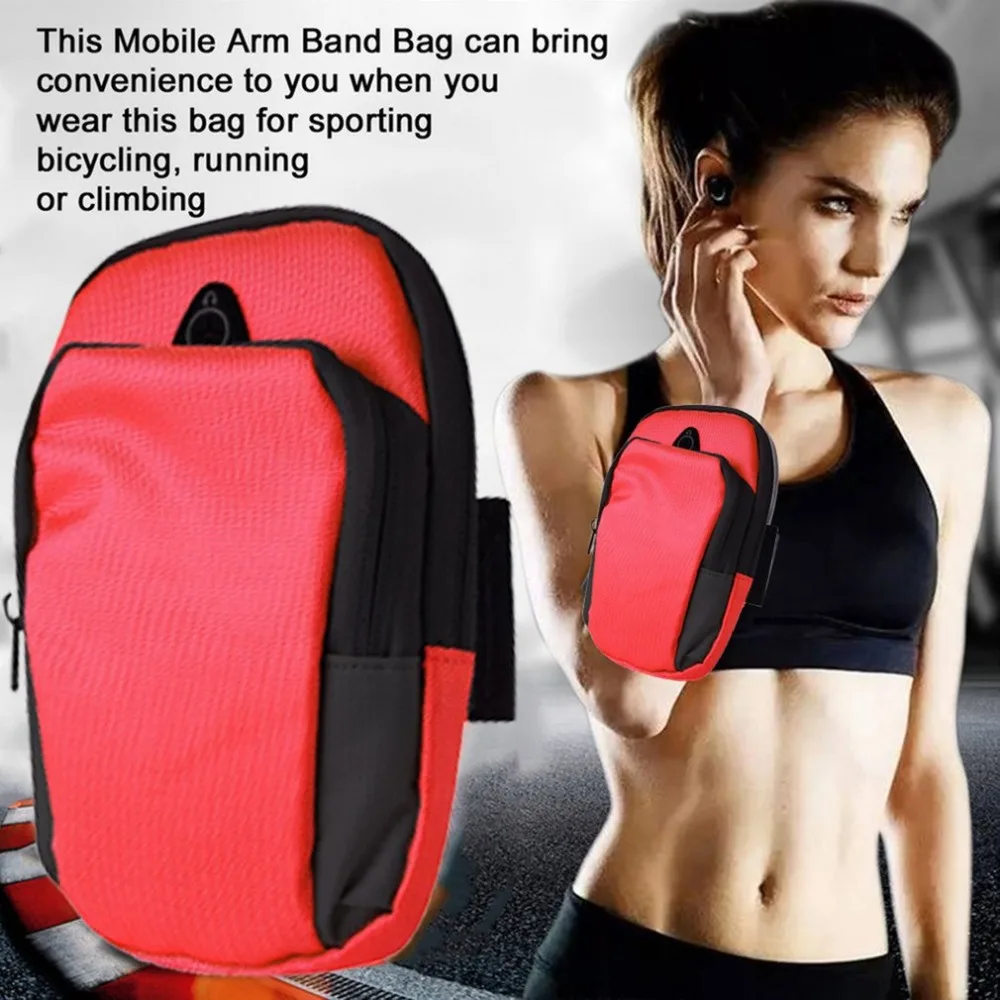 

Women Men 5.5inch Sports Running Jogging Gym Protective Phone Bag Armband Arm Band Holder Waterproof Bags For Mobile Phones