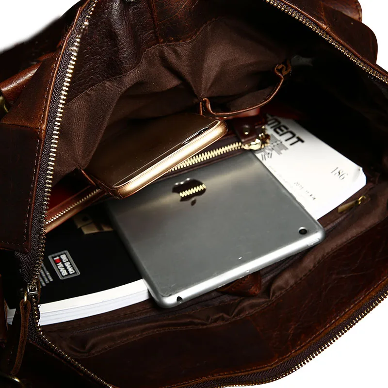 joyir мужской портфель из натуральной кожи портфели натуральная кожа ноутбук сумки