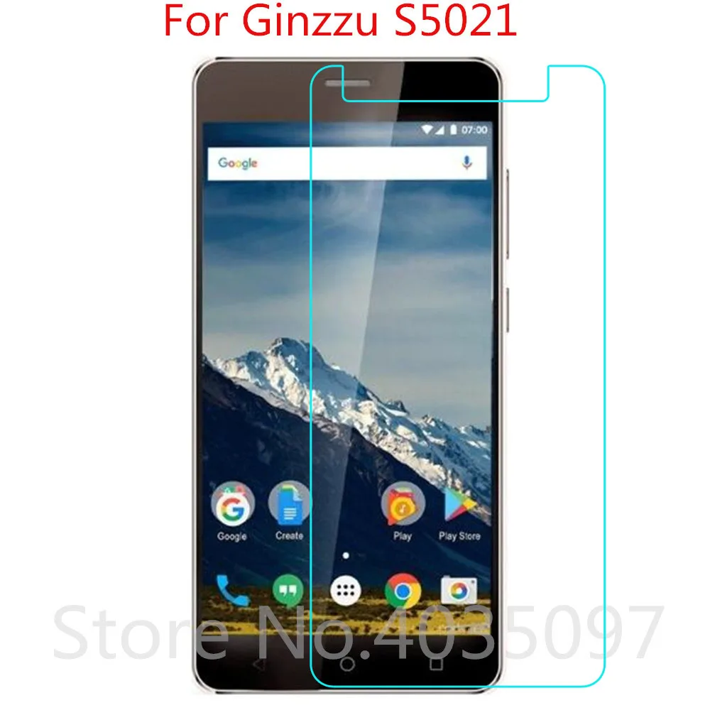 2.5D 9H закаленное стекло для Ginzzu S5021 на телефон защитная пленка стекло|Защитные