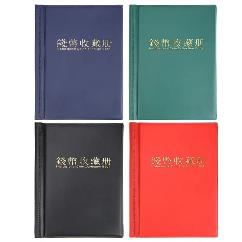 

6 Pages 36 Grids Coins Album Collection Book Photo Album Decor PVC Collect Holders Home Decoration Money Organizer