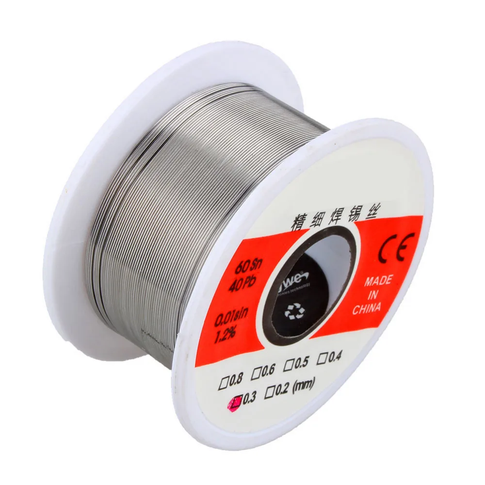 1 Roll Cored Solder Wire 50g 0.3mm Tin Lead Rosin Core Solder Soldering