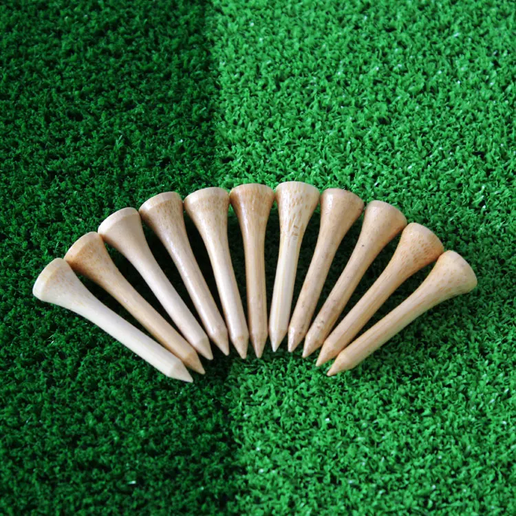 GOG golf tees 42mm 50pcs/bag bamboo golf tees free shipping 4.2cm 1.65 inch whole sale golf ads accessories