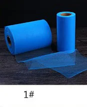 180057-1 1 ролл суши DIY Красочные 6 дюймов 25 100 ярдов Тюль семья вечерние на день рождения Свадебная вечеринка юбка для стола Украшение вязальная пряжа с юбкой-пачкой в рулоне - Цвет: 180057-1