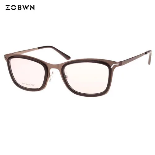 Горячая Распродажа, модные женские очки, ацетат, смесь, нержавеющая сталь, женские очки, Ретро стиль, oculos de grau feminino, очки gafas - Цвет оправы: ZB 2601 C7