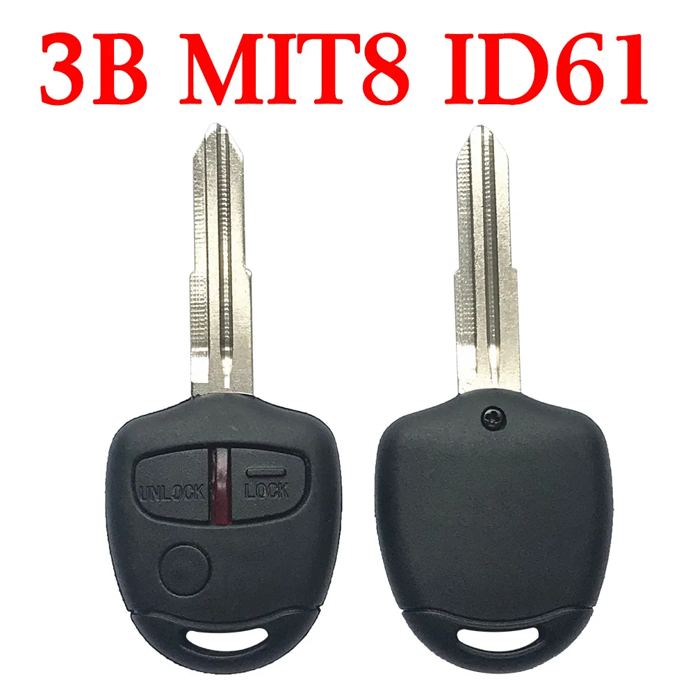 3 кнопки 434 МГц дистанционный ключ для Mitsubishi-MIT8 4D61