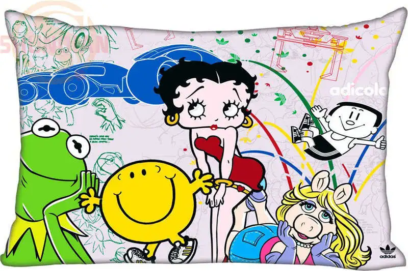 Красивая наволочка с мультяшным персонажем Betty Boop наволочка