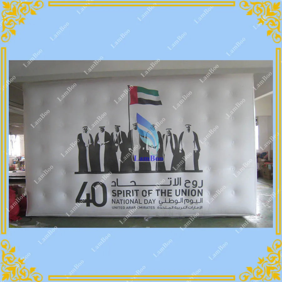 

Giant 5m by 3m Inflatable Cube Balloon with your Logo on both Sides,Inflatable Advertising Balloon /DHL Fast FREE SHIPPING