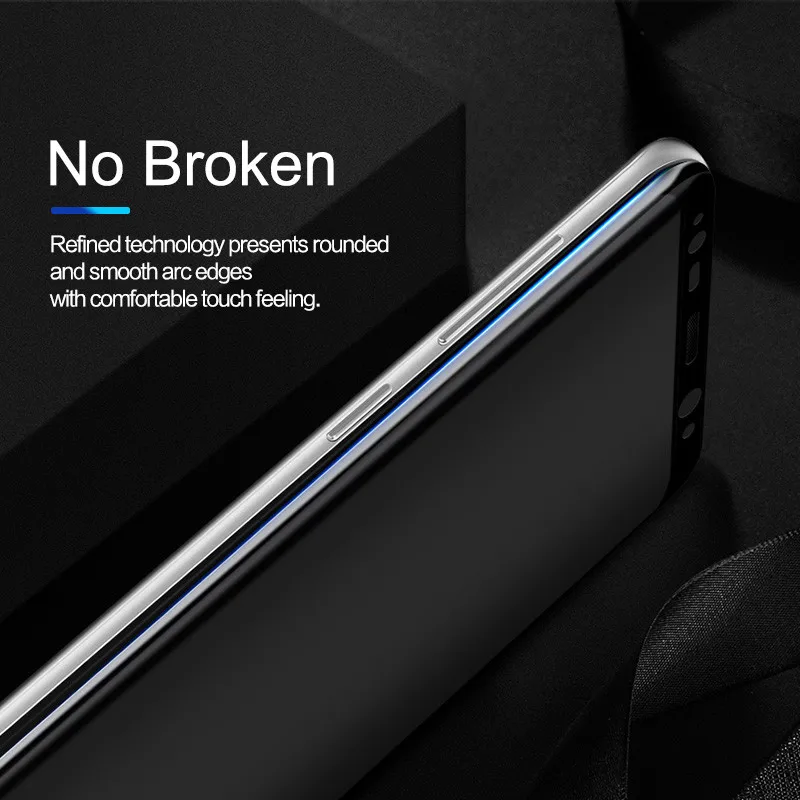 3D полный изогнутое закаленное Высокопрочное Стекло для Samsung Galaxy S8 плюс S7 S6 Edge Plus Экран взрывобезопасная защитная плёнка для НУА Вэй, 50 шт в наборе