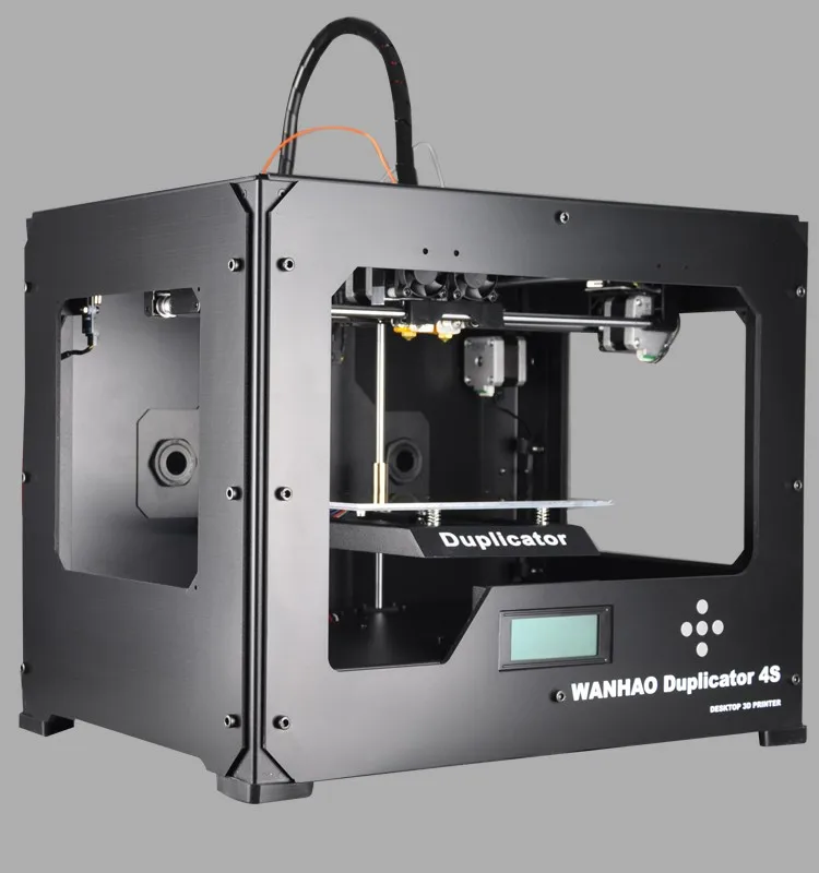 WANHAO D4S двойной экструдер со стальной рамой черный Высокоточный 3D металлический принтер для продажи