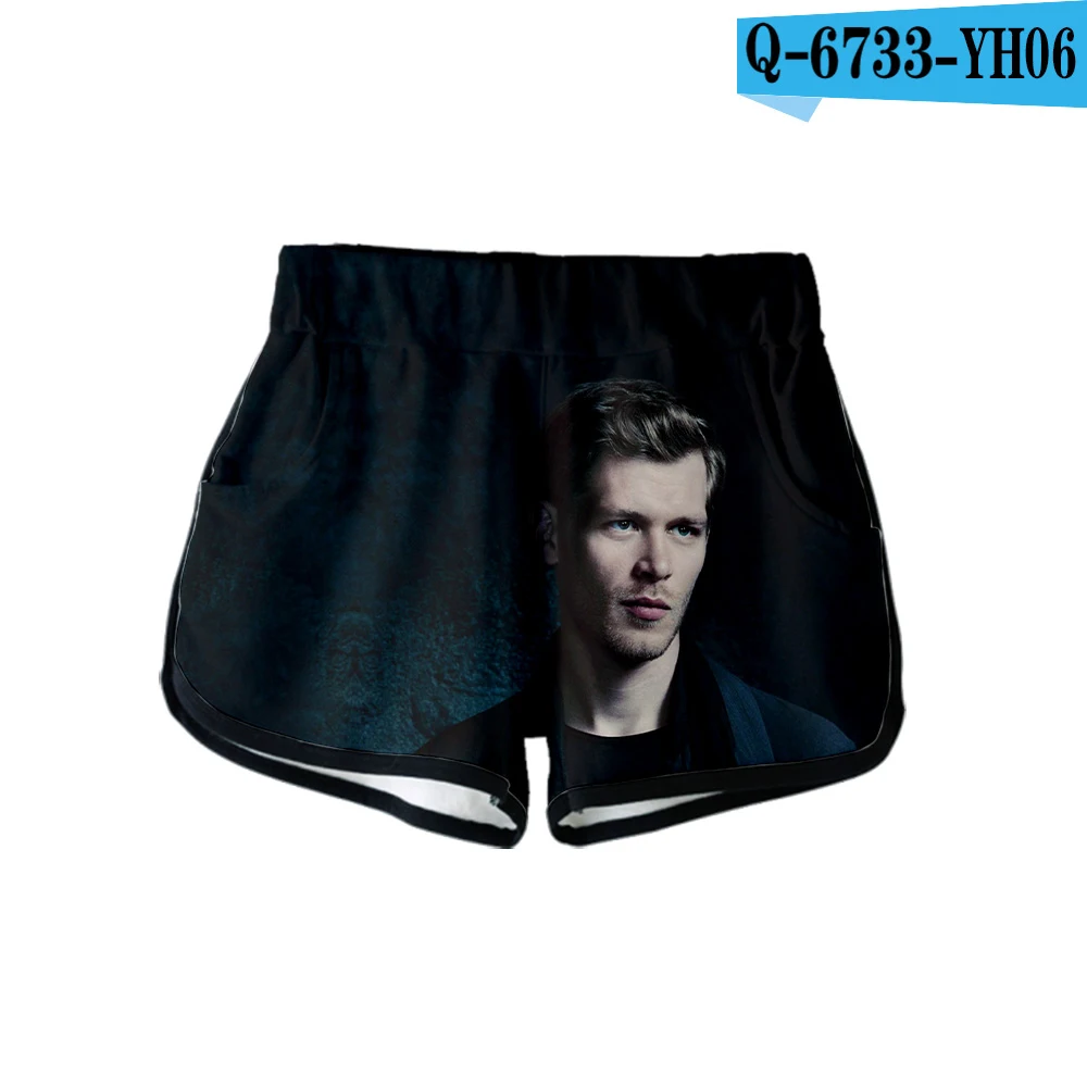 Niklaus Mikaelson/женские модные шорты в уличном стиле с 3D принтом, Лидер продаж года, Повседневная летняя сексуальная одежда для девочек - Цвет: Зеленый