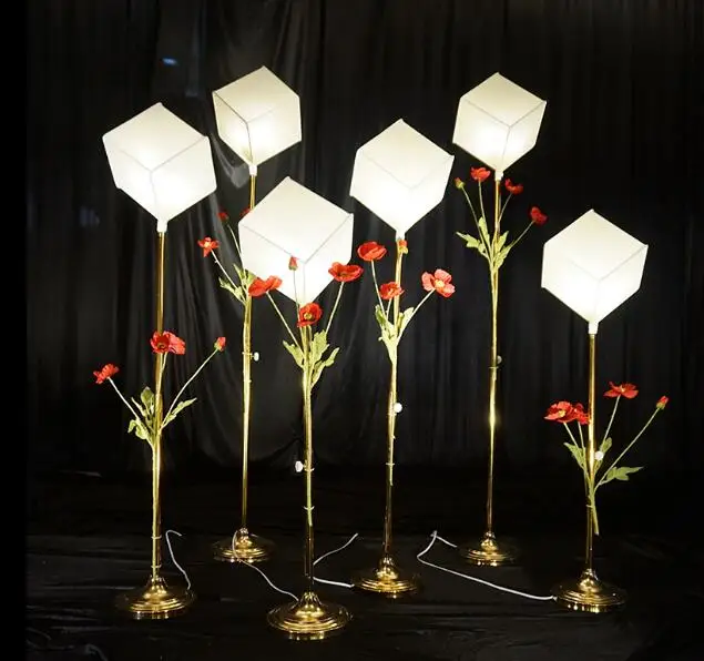 Wedding props geometric Rubik's cube road wedding stage decoration ornaments square frame. | Дом и сад