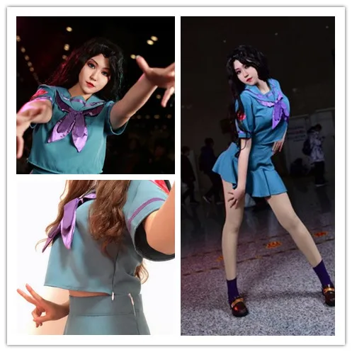 2017 маскарадный костюм JoJo's Bizarre Adventure Yamagishi Yukako Униформа женские платья