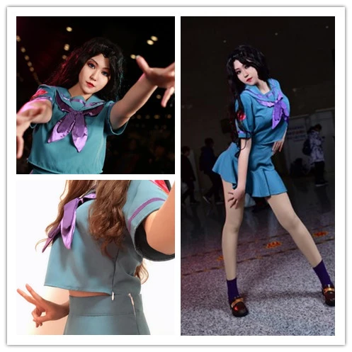 17コスプレ衣装ジョジョの奇妙な冒険yamagishi由佳子コスプレ衣装制服女性ドレスセーラースーツcostomメイド Anime Costumes Aliexpress