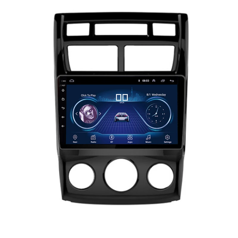 Best 9inch IPS and 2.5D Touch Screen Android 8.1 Car DVD GPS Navigation for KIA Sportage radio 2009-2016 Radio Audio Stereo 1 Best 9inch IPS and 2.5D Touch Screen Android 8.1 Car DVD GPS Navigation for KIA Sportage radio 2009-2016 Radio Audio Stereo 1