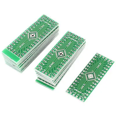 

10 x QFN32/QFN40 0.5mm Pitch IC DIP Prototype Dual Sides PCB Board Adapter Plate