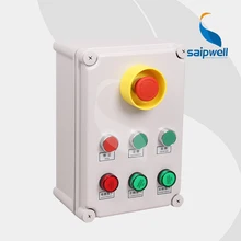 SP-2819-A007 Push Button Switch Box With Signal Light /Button Control Station Switch Box/Waterproof Box 80*250*70mm