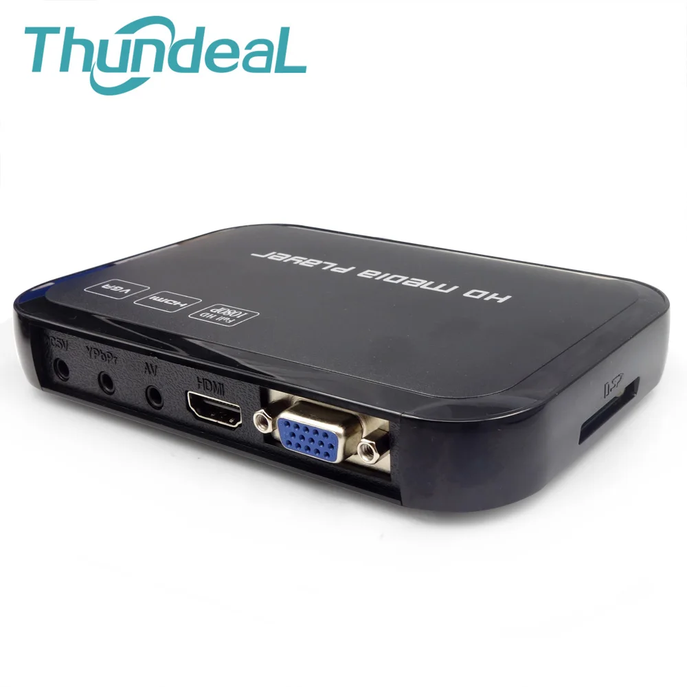 HD601 мультимедиа H.264 MKV Full HD 1080 P HDMI HDD Media Player Центр VGA AV Выход с Пульт дистанционного