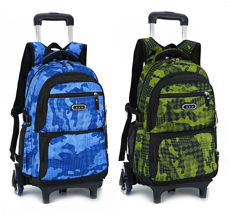 Съемные детские школьные сумки 2/6 колесики лестницы рюкзак туристический рюкзак для мальчиков Дети большой емкости багажные сумки