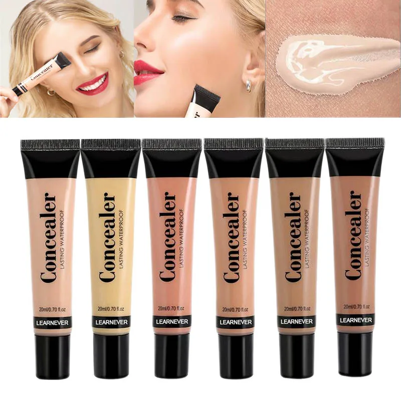 

Full Cover 6 Colors Liquid Concealer Makeup 20ml Eye Dark Circles Cream Face Spot Concealer Waterproof Make Up Base Cosmetic