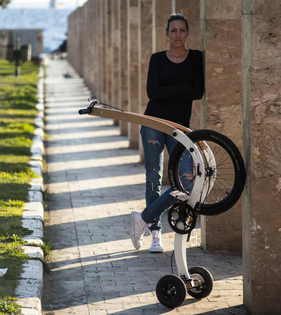Необычный велосипед Halfbike