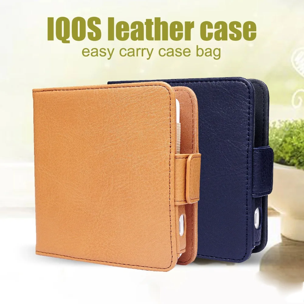 

50PCS Vapesoon Leather Box Holder Storage for iQOS Electronic Cigarette Accessories easy Carrying Case for iQOS mod Case bag