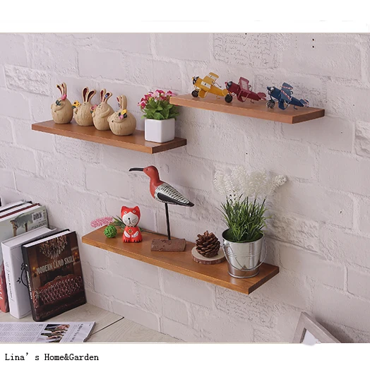 Aliexpress Buy Set 40 Chic Vintage Brown Fir Wood Floating Wall Magnificent Where To Buy Floating Wall Shelves Aliexpress Buy Set 40 Chic Vintage Brown Fir Wood Floating Wall Magnificent Where To Buy Floating Wall Shelves