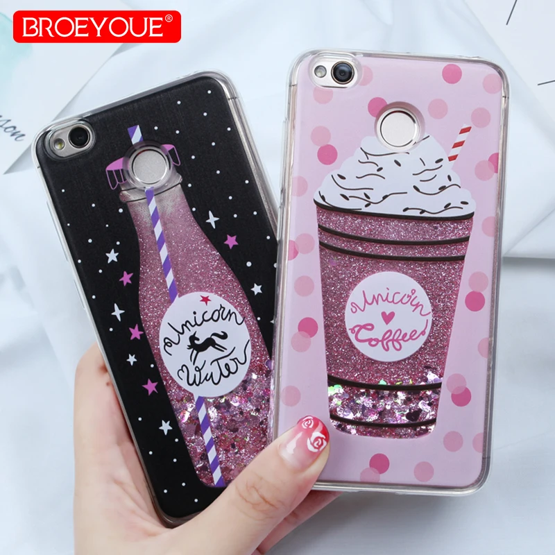 

Dynamic Case For Xiaomi Redmi Note 4X Case Redmi S2 Redmi 4X 4A 5A 5 Plus Note 5 Pro 6X Quicksand Liquid Glitter Soft TPU Cover