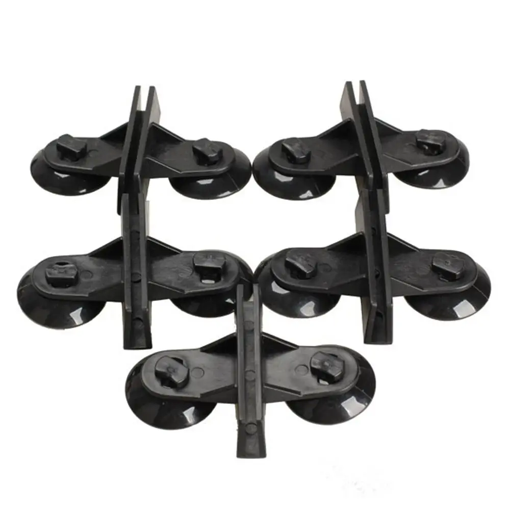 5x Aquarium Fish Tank Isolation Sucker Divider Fish Tank Glass Clip Baffle Clip