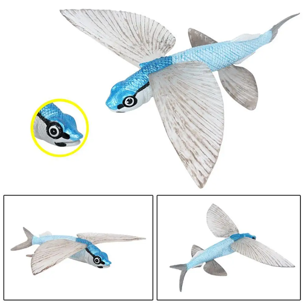 Simulated Aquarium Static Animal Flying Fish Model Marine Living Model