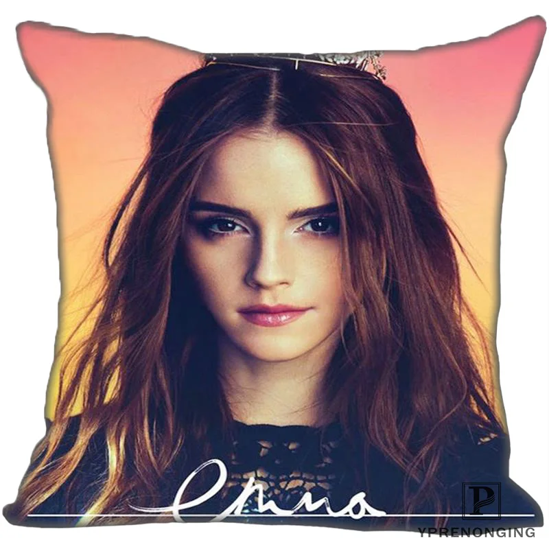 

Best Custom Emma-Watson (1)@ Pillow Case Bedroom Home Square zipper Pillowcases (One Side) #190404-01-118