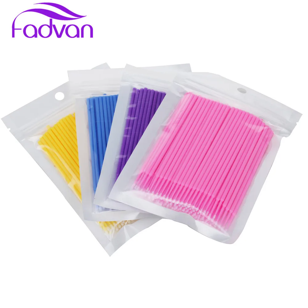 Eyelash Extension Glue Cleaning Brushes Make Up Tools Individual Micro Swab Lash Clean Applicators Mascara Brush