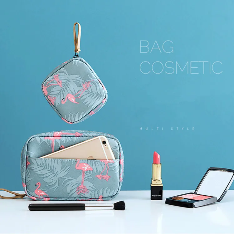 Косметический портативный мешок Мини Губная Помада Макияж сумка для женщин милые макияж сумки дорожный органайзер для хранения гигиенических салфеток