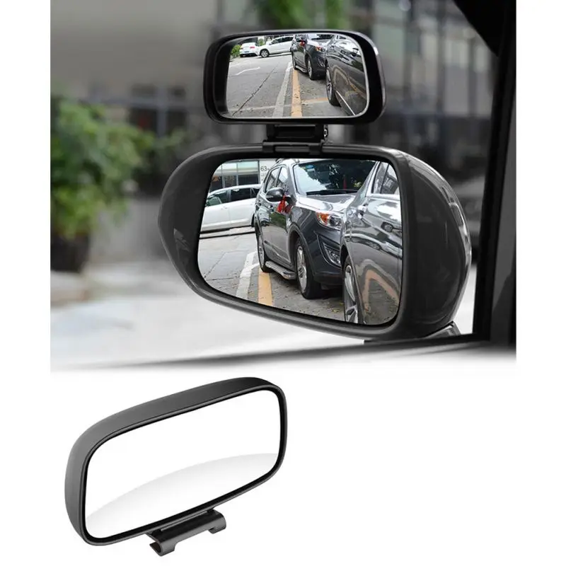 

Car Blind Spot Mirror Rotation Adjustable Rear View Mirror Wide Angle Lens for Parking Auxiliary Car Mirror