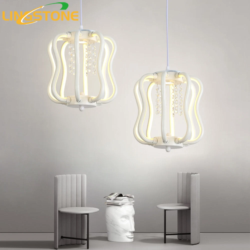 

Lustre Led Crystal Chandelier Lighting Modern 1 Piece Lamp Dining Room Hanglamp Decoration Restaurant Bar Hanging Light Fixture