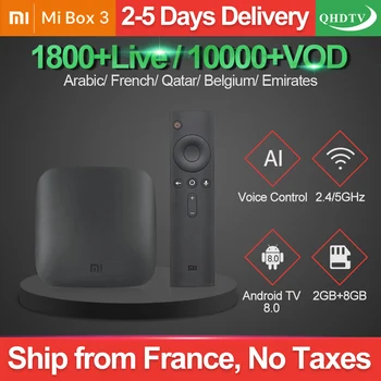 

IPTV France Arabic Xiaomi Mi Box 3 QHDTV Belgium Arabic IPTV Subscription 2G 8G Netherlands Morocco French no app included