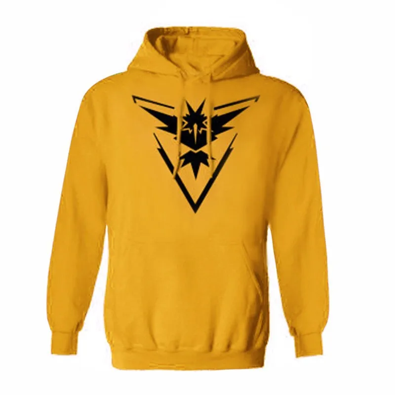 2019 Hot Game Women's Pokemon Go Team Mystic Team Instinct Pokeball Ladies Hoodies Pullover Casual Top Plus Size S-XXL