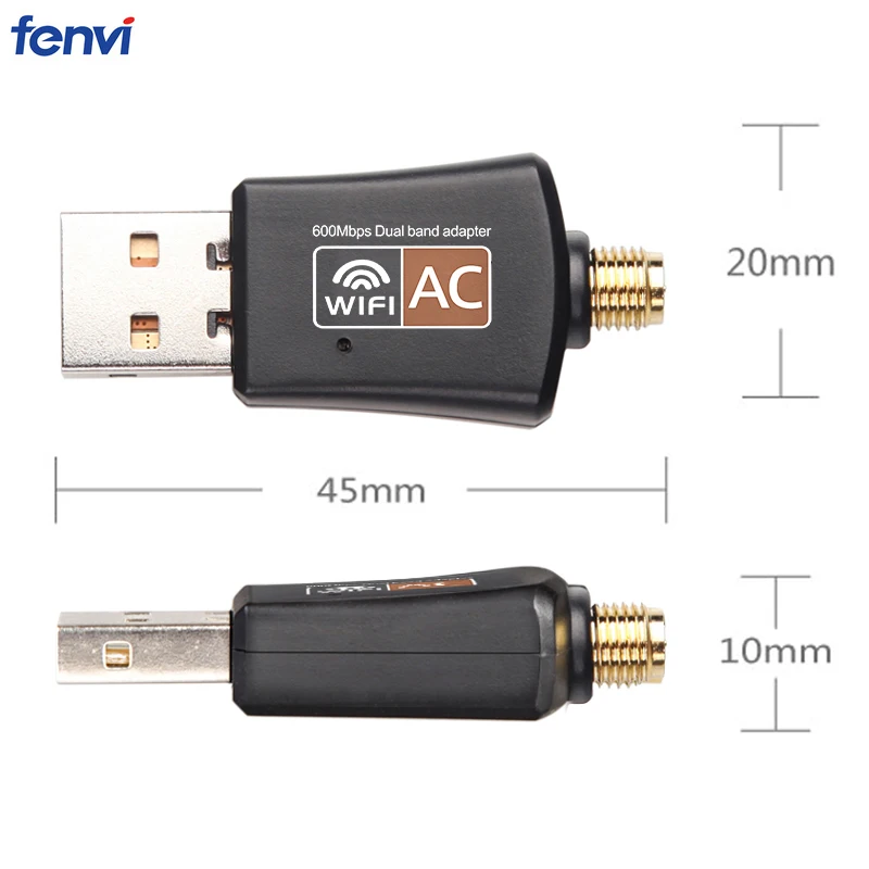 Беспроводной Wi Fi адаптер 802.11ac RTL8811AU 600 Мбит/с 2 4/5 ГГц|Сетевые карты| |